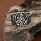 Pirate Compass Ring — Stainless Steel