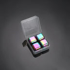 Reusable Whiskey Stones Stainless Steel Ice Cubes Quick-Freeze Wine Cooler Food Grade Metal Pellets Beer Cooler Bar