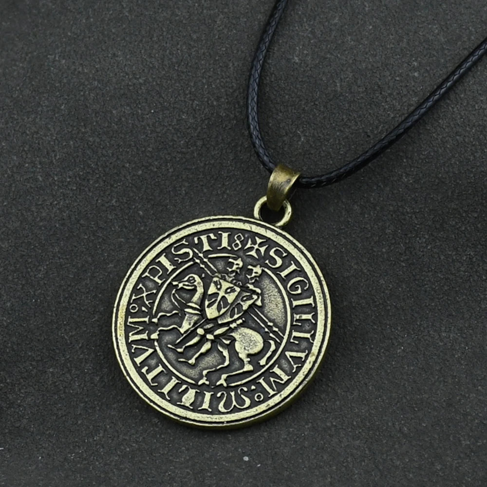 Viking War Horse Seal Pendant Necklace