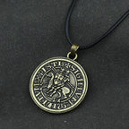 Viking War Horse Seal Pendant Necklace