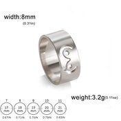 Fashionable and Interesting Eye Ring for Both Men and Women a Couple's Gift Full of Fun and Charm