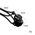 Retro Skull Pendant Necklace — Gothic