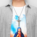 INRI Jesus Cross Pendant Necklace — Stainless Steel