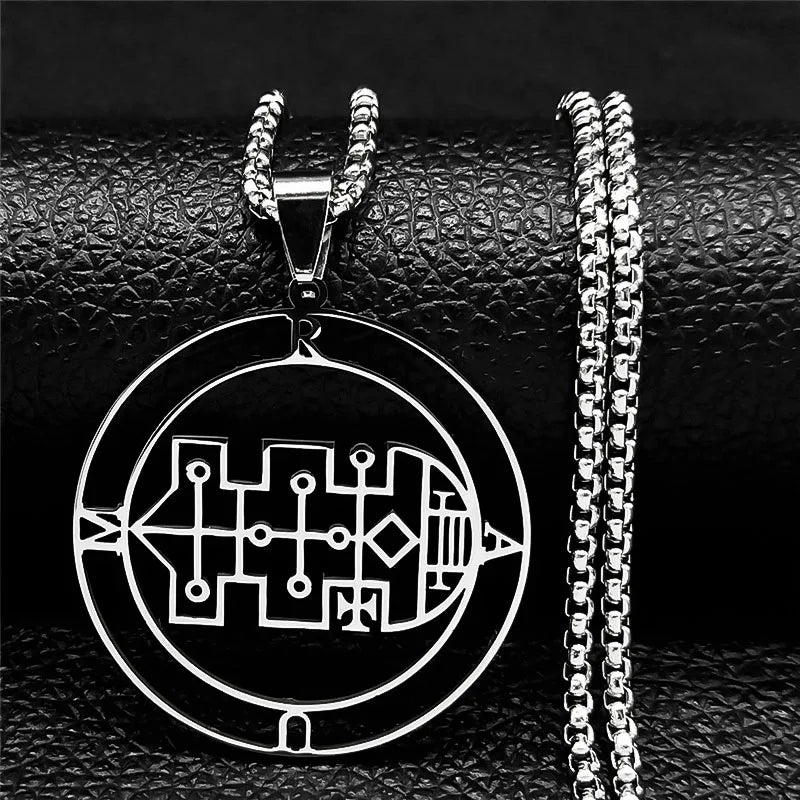 Astaroth Sigil Pendant Necklace — Stainless Steel