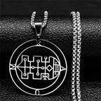 Astaroth Sigil Pendant Necklace — Stainless Steel