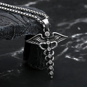 Feather Stainless Steel Necklace