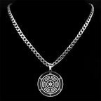 Greek Myth Silver Chain Mythology Hecate Wheel