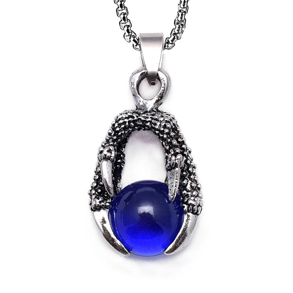 Dragon Claw Stainless Steel Pendant Necklace