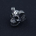 Skull Demon Steel Ring European American Retro
