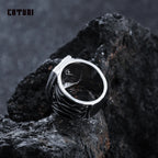 Catuni Black Rings for Men Jonathan Gilbert Family Ring Alaric Saltzman Jeremy Gilbert Jewelry Cosplay Party Fandom