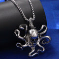Fashion Trendy Vintage Octopus Pendant Necklaces Jewelry For Women Hip Hop Long Necklace Men Women Jewelry Accessory