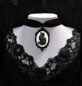 Gothic Crow Pendant Necklace