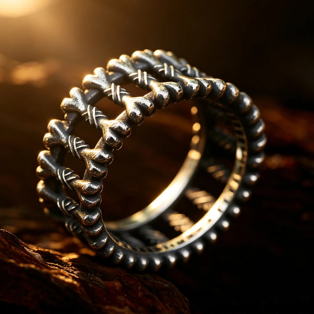 Gothic Skull & Bone Ring for Men and Women — Stainless Steel