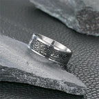 Retro Handcraft Statement Ring — Stainless Steel