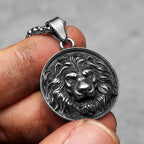 The Lion King Pendant Necklace — Stainless Steel