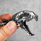 Lion Stainless Steel Pendant Necklace