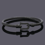 Rope Chain Bracelet — Stainless Steel, Black, Gold or Silver