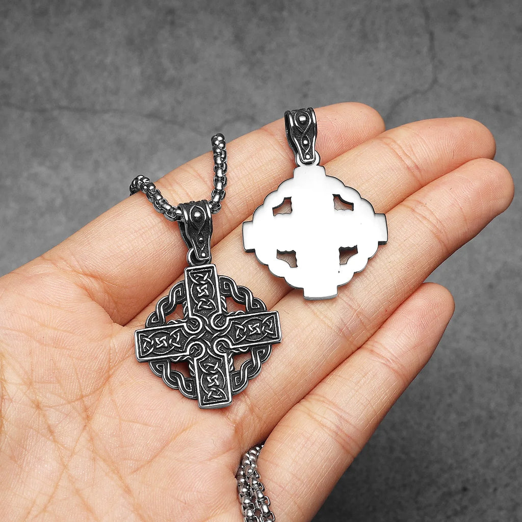 Viking Stainless Steel Pendant Necklace