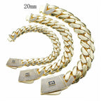 Cuban Chain Gold Iced Out 12/15/20MM Necklace