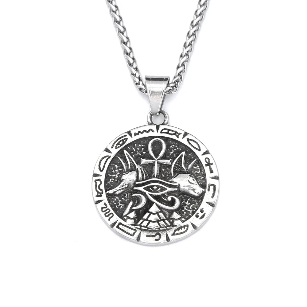 Anubis Pendant Necklace — 316L Stainless Steel