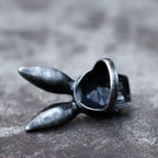2022 NEW Men's 316L stainless steel rings retro Rabbit Skeleton Gothic ring punk Motorcycl Jewelry Gifts free shipping