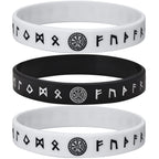 Viking Compass Silicone Bracelet 12mm