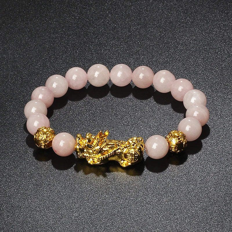 Color-Changing Natural Stone Pi Xiu Beaded Bracelet
