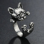 New Design Skull Crow Skull Ring Woodpecker Bird Men's Ring Punk Stylish Jewelry