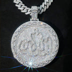Volcano Talisman Horse Eye Pendant Necklace — Silver-Tone