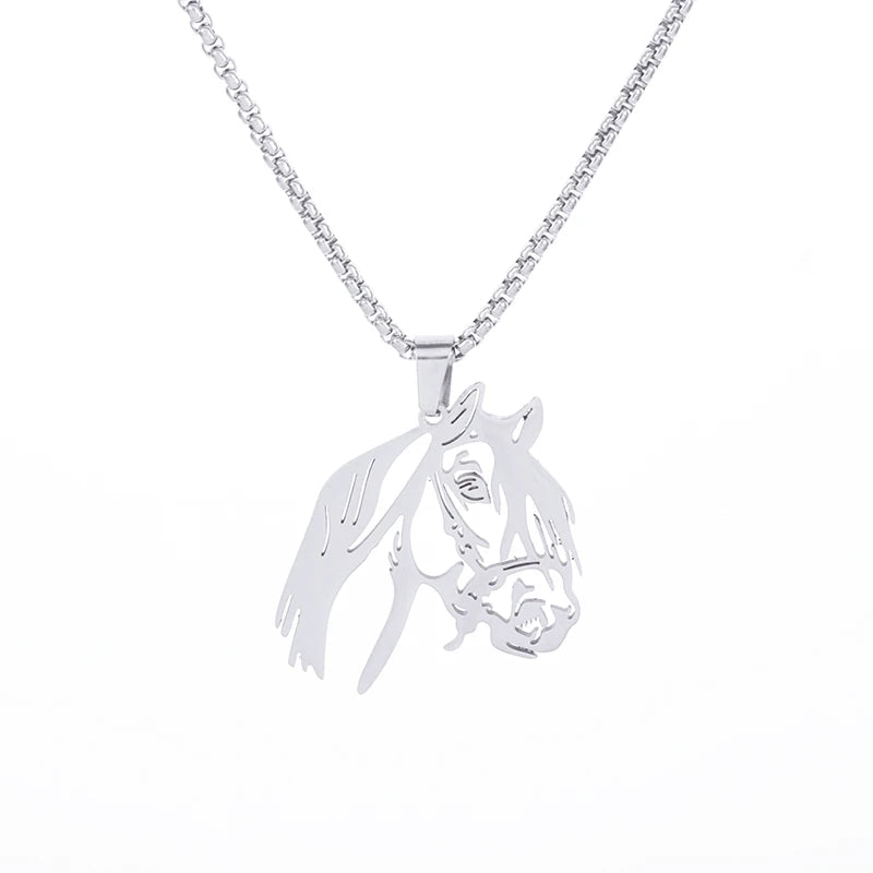 Anubis Stainless Steel Pendant Necklace