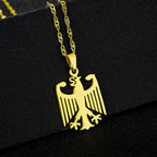 Germany Eagle Pendant Necklace — Stainless Steel