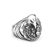 Viking Eagle Punk Biker Ring — Stainless Steel