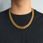Iced Out Cuban Chain Necklace Stainless Steel 6-16MM