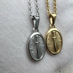 Sword Gold Pendant Necklace