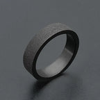 3mm 5mm Woman Men's Couple Black Titanium Ring Matte Finished Finger Ring Jewelry for Male Wedding Bands Gift