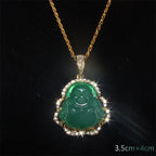 Gawu Box Pendant Can Be Opened Vajra Pestle Six-Character Sutra Zircon Buddha Necklace Male and Female Amulet Jewelry