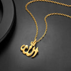 Allah Symbol Pendant Necklace — Zinc Alloy