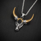 Vintage Domineering Bull Head Pendant Charming Men's Necklace Fashion Christmas Valentine's Day Gift Talisman Jewelry