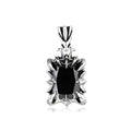 Stone Stainless Steel Pendant Necklace