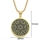 Star of David Gold Pendant Necklace