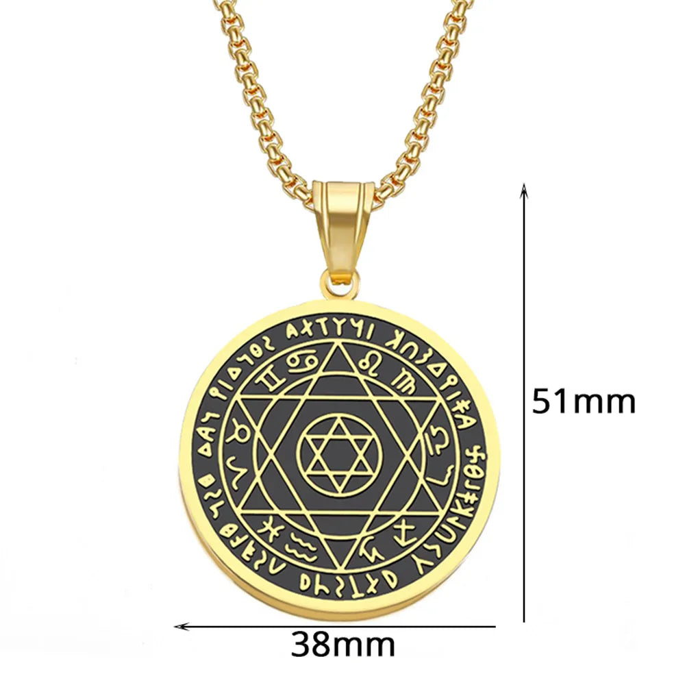 Star of David Gold Pendant Necklace