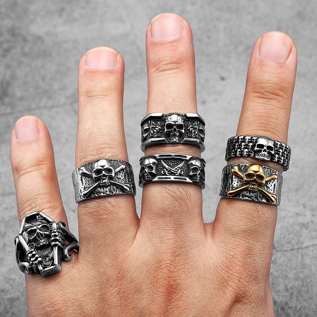 Skull Ring — Stainless Steel