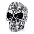 Multi Style Gothic Skull Rings Stainless Steel Fashion Personality Hip-hop Men Ring Biker Party Charm Jewelry Gift