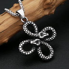 Gothic Snake Stainless Steel Pendant Necklace