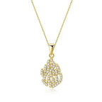 Full Moissanite Necklaces For Women Men 925 Sterling Silver Lab Diamond Pendant Chain Wedding Party 18K Gold Plated Fine Jewelry