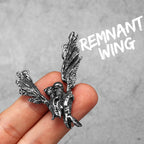 Angel Kiss Pendant Necklace — Stainless Steel