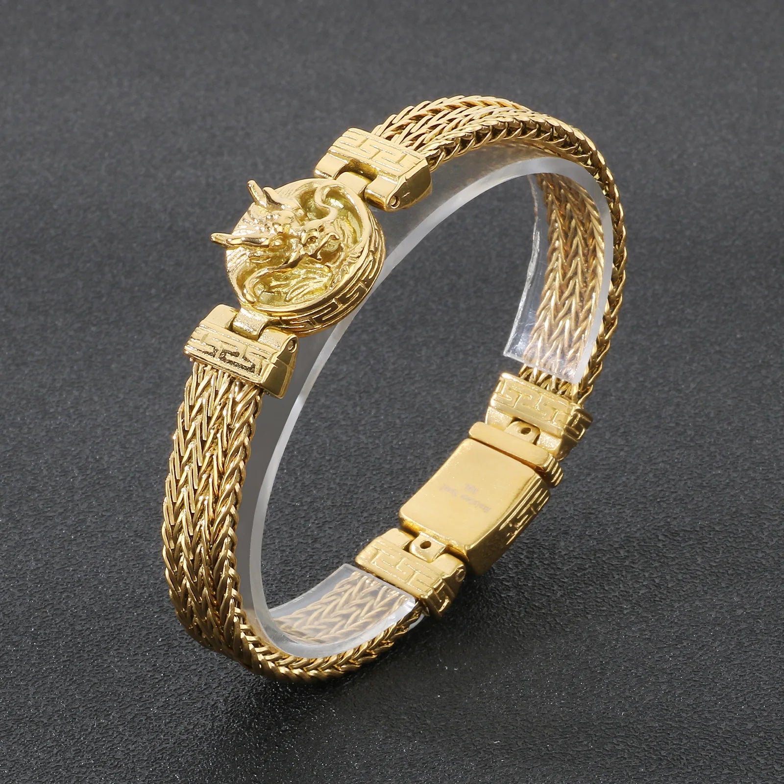 Dragon Bone Chain Bracelet — Gold
