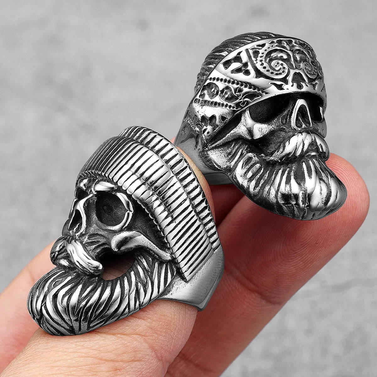 Skull Rider Ring — Stainless Steel