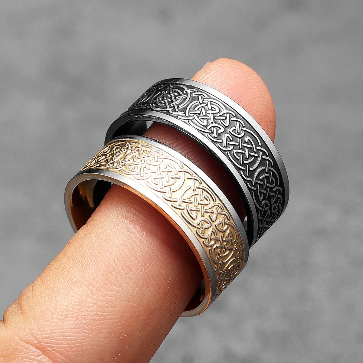 Celtic Knot Ring — Stainless Steel