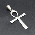 Ankh Cross Pendant Necklace — Stainless Steel